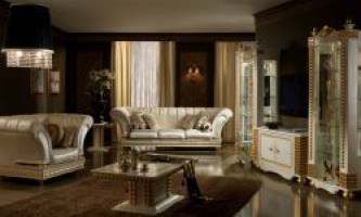 Мягкая мебель для гостиной в классическом стиле