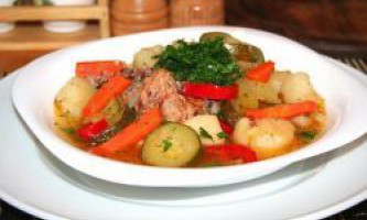 Рецепт рагу с мясом и картошкой