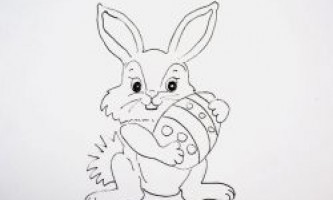 Рисунок «пасхальный кролик»